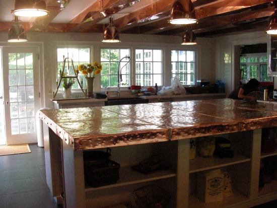 Unusual AZ Best Roofing self-sustainable kitchen copper decoration like art North Salem NY