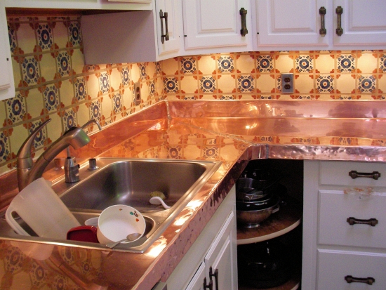 AZ Best Roofing self-sustainablekitchen copper countertop Bedford NY